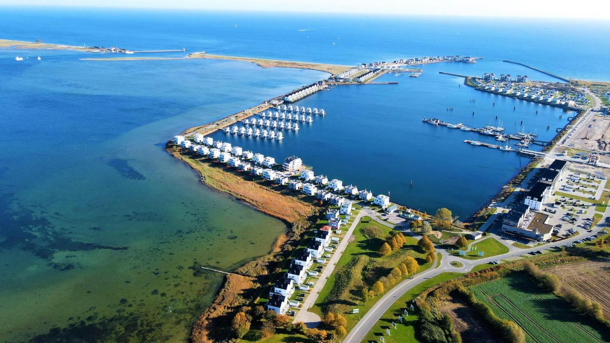 Schwimmendes Ferienhaus Antares One By Seeblick Ferien Oro, Rundum Wasser, Sauna Olpenitz Esterno foto